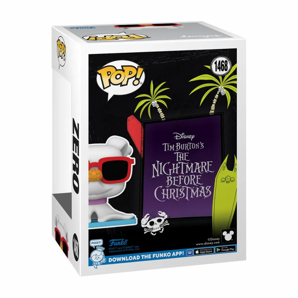 The Nightmare Before Christmas - Surfing Zero Pop! Vinyl Figure (2024 Summer Convention Exclusive) (Popcultcha Exclusive)