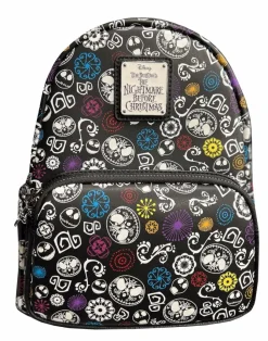The Nightmare Before Christmas - Sugar Skull Glow in the Dark 10” Faux Leather Mini Backpack