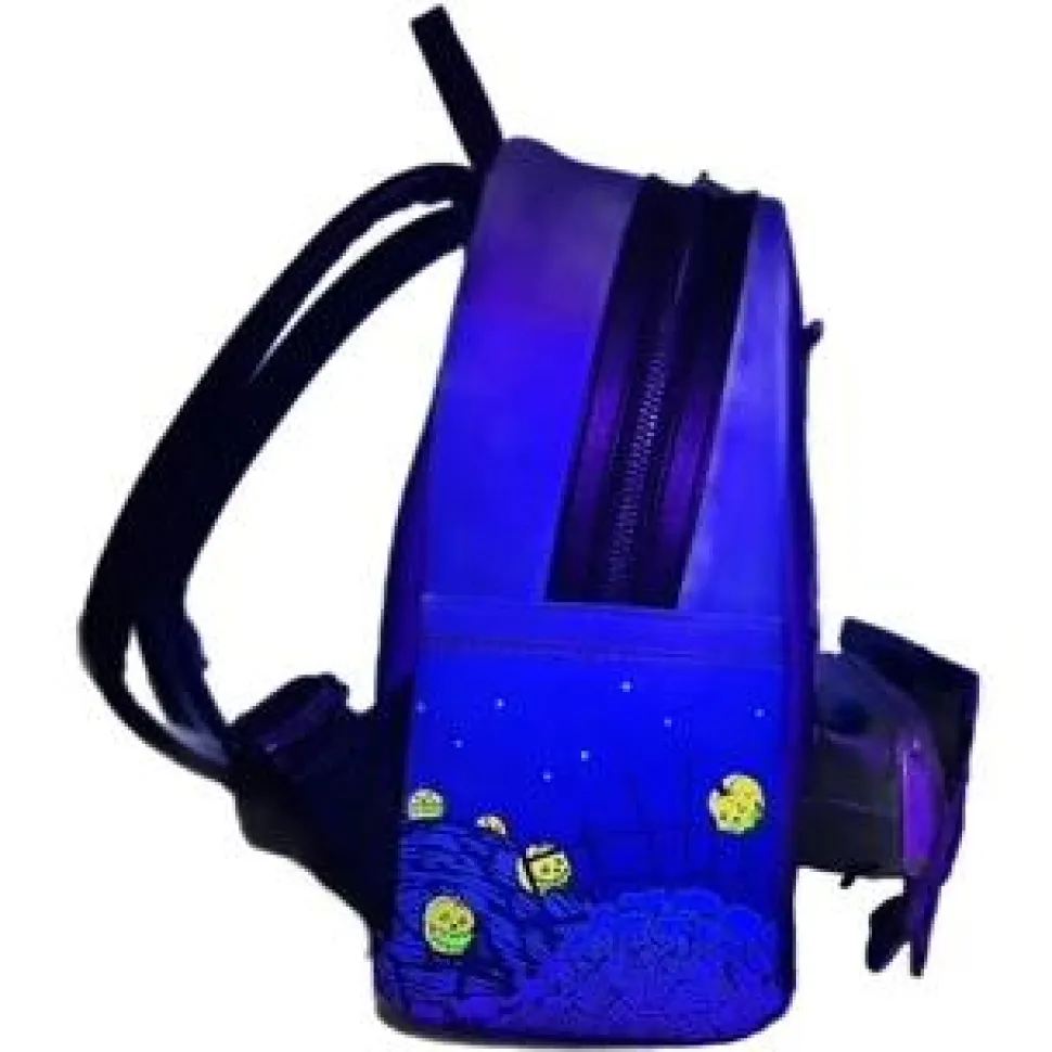 The Nightmare Before Christmas - Lock, Shock & Barrel Glow in the Dark 10” Faux Leather Mini Backpack
