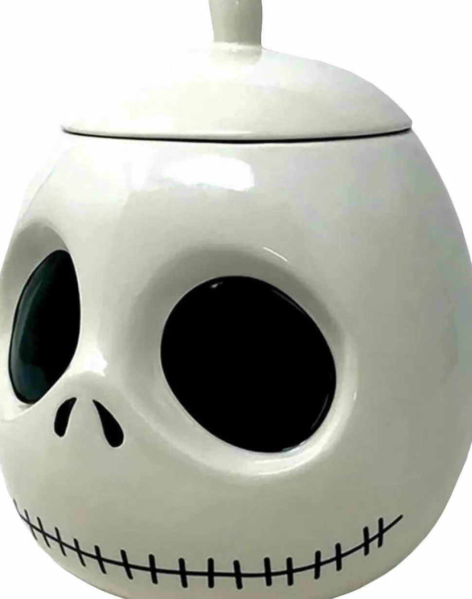 The Nightmare Before Christmas - Jack Skellington Head 3D Sculpted Ceramic Cookie Jar
