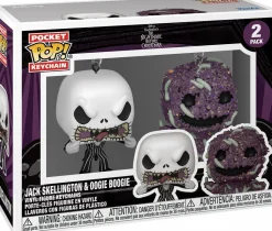 The Nightmare Before Christmas - Jack Skellington & Oogie Boogie Pocket Pop! Keychain 2-Pack