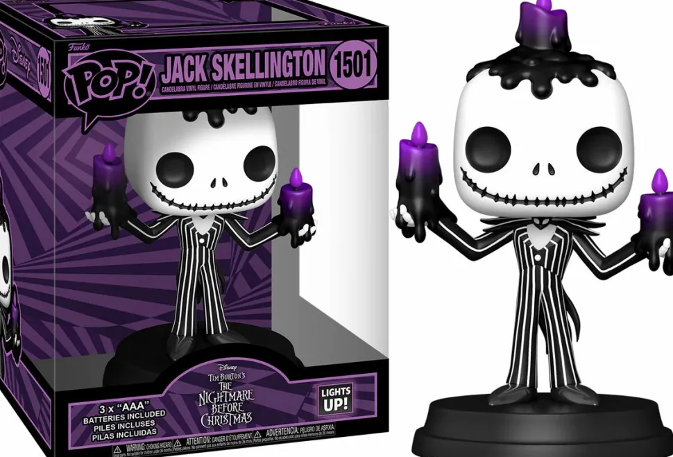 The Nightmare Before Christmas: Halloween - Jack Skellington (Lights Up) Super Sized 6" Pop! Vinyl Figure