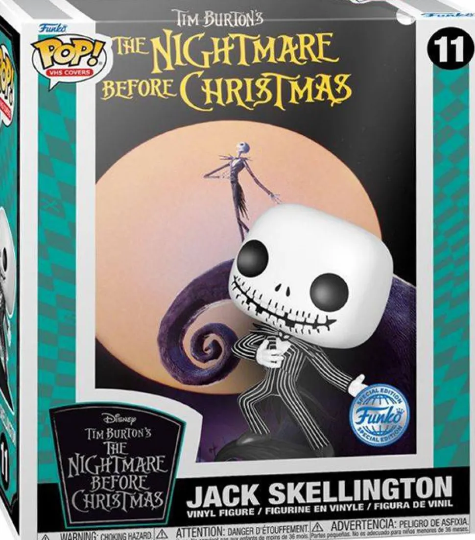 The Nightmare Before Christmas - Jack Skellington on Spiral Hill Pop! VHS Covers Vinyl Figure