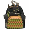 The Nightmare Before Christmas - Harlequin Demon Cosplay Glow in the Dark 10” Faux Leather Mini Backpack