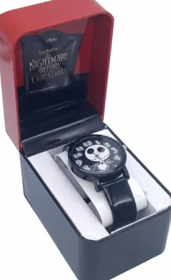 The Nightmare Before Christmas - Jack Skellington Black Band Watch (One-Size)