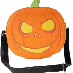 The Nightmare Before Christmas - Jack-O-Lantern Glow in the Dark 9" Faux Leather Crossbody Bag