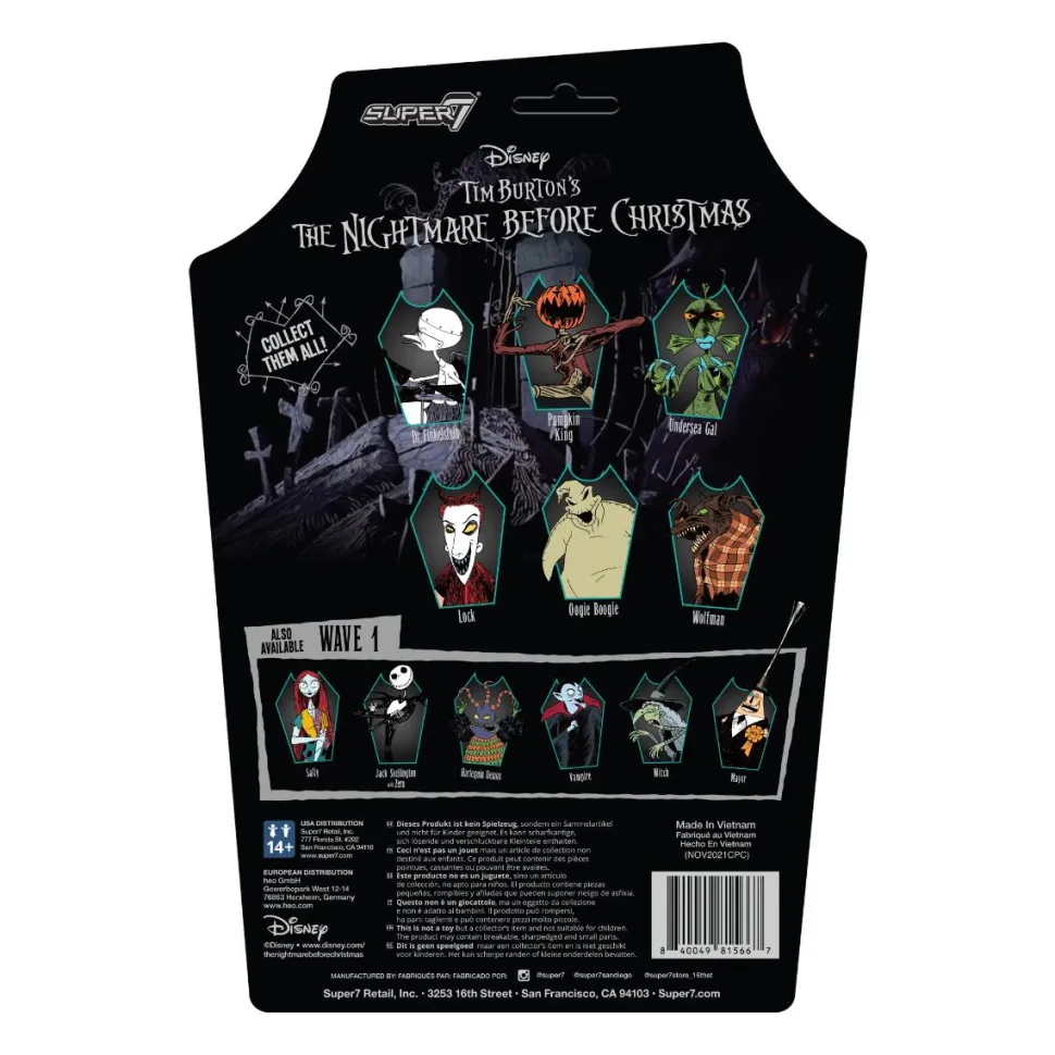 The Nightmare Before Christmas - Pumpkin King ReAction 3.75” Action Figure