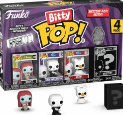 The Nightmare Before Christmas - Sally, Jack Skellington, Zero & Mystery Bitty Pop! Vinyl Figure 4-Pack