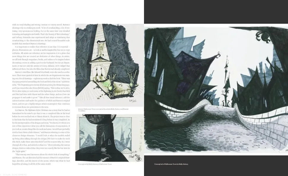 The Nightmare Before Christmas - Visual Companion Hardcover Book