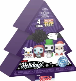 The Nightmare Before Christmas - Christmas Tree Holiday Box Pocket Pop! Vinyl 4-Pack
