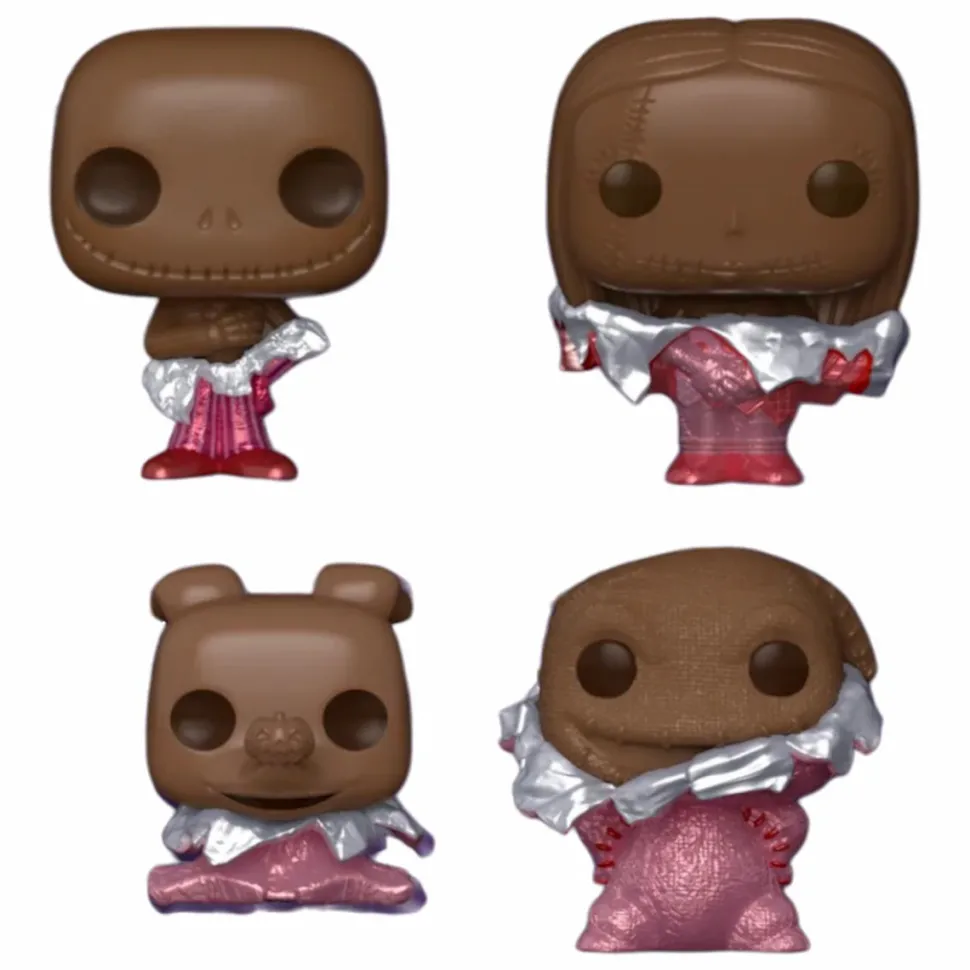 The Nightmare Before Christmas - Valentines 2024 (Chocolate) Pocket Pop! Box 4-Pack