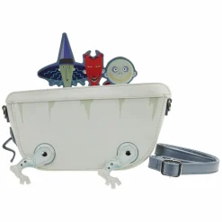 The Nightmare Before Christmas - Lock, Shock & Barrel Bath Tub Glow in the Dark 6” Crossbody Bag