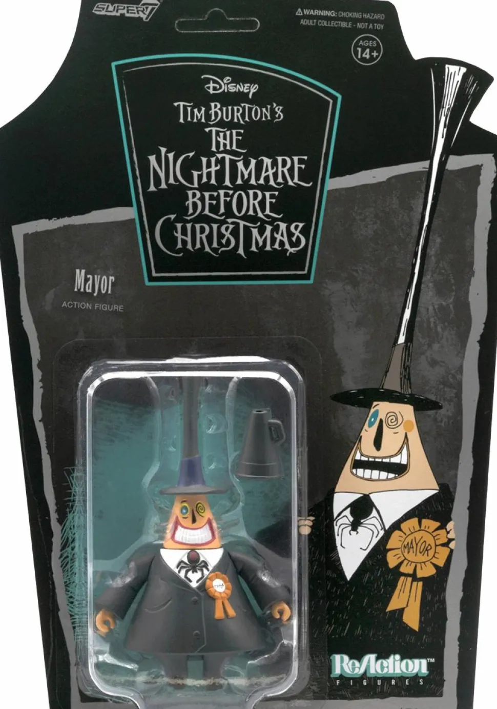 The Nightmare Before Christmas - Mayor Re-Action 3.75” Action Figure