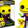 The Nightmare Before Christmas - Jack Skellington with Zero Blacklight Jumbo 10" Pop! Vinyl Figure