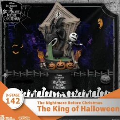 The Nightmare Before Christmas - Jack Skellington: The King of Halloween D-Stage 6" Diorama Statue