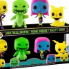 The Nightmare Before Christmas - Jack, Oogie Boogie, Sally & Zero Blacklight Pop! Vinyl Figure 4-Pack