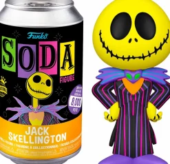 The Nightmare Before Christmas - Jack Skellington Blacklight Vinyl SODA Figure in Collector Can (International Edition)