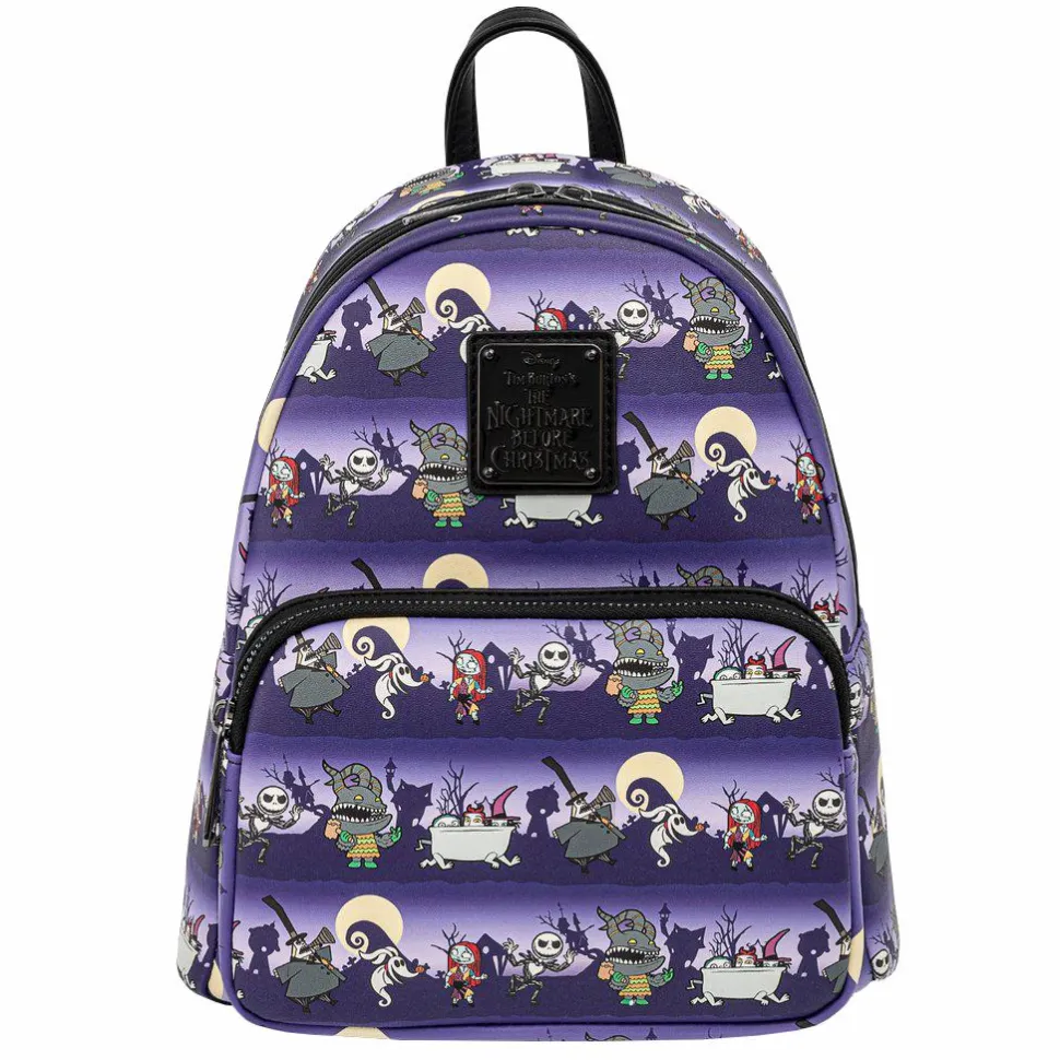 The Nightmare Before Christmas - Halloween Line 10” Faux Leather Mini Backpack