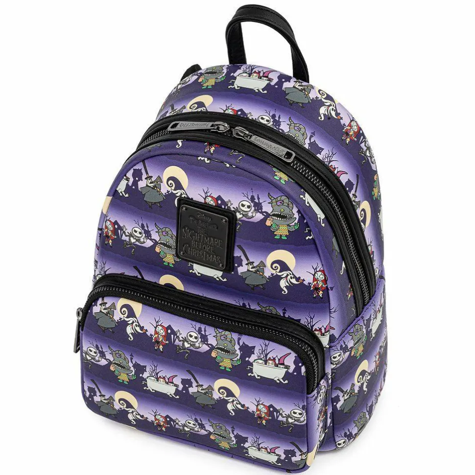 The Nightmare Before Christmas - Halloween Line 10” Faux Leather Mini Backpack