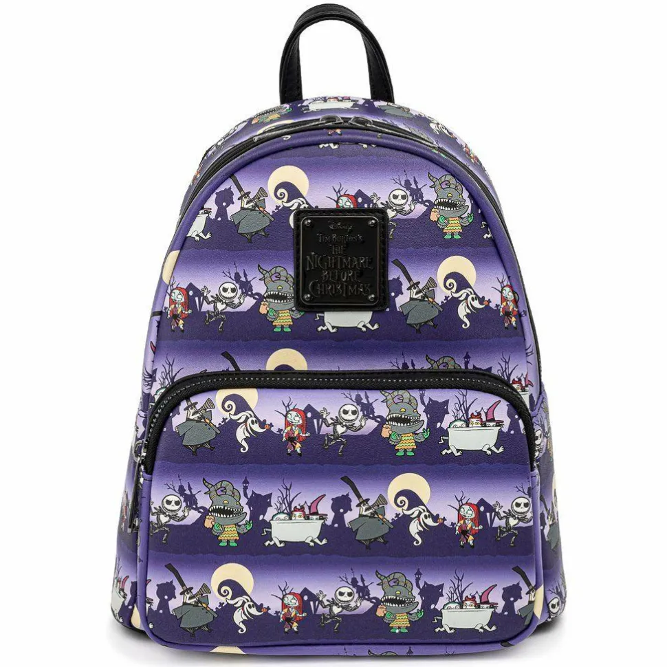 The Nightmare Before Christmas - Halloween Line 10” Faux Leather Mini Backpack