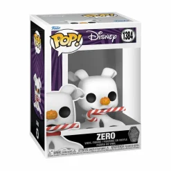 The Nightmare Before Christmas 30th Anniversary - Zero with Candy Cane Pop! Vinyl Figure