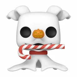 The Nightmare Before Christmas 30th Anniversary - Zero with Candy Cane Pop! Vinyl Figure