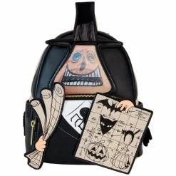 The Nightmare Before Christmas - Mayor with Plans Cosplay Lenticular 10" Faux Leather Mini Backpack
