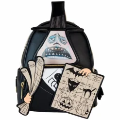The Nightmare Before Christmas - Mayor with Plans Cosplay Lenticular 10" Faux Leather Mini Backpack