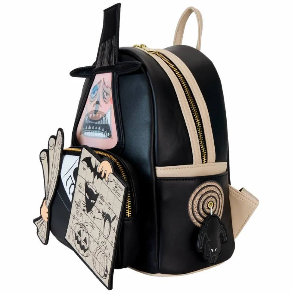 The Nightmare Before Christmas - Mayor with Plans Cosplay Lenticular 10" Faux Leather Mini Backpack