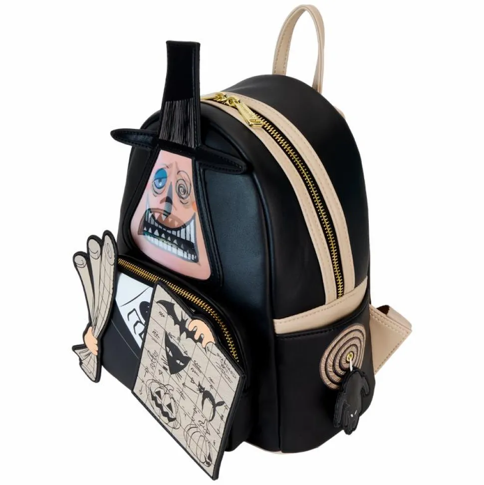 The Nightmare Before Christmas - Mayor with Plans Cosplay Lenticular 10" Faux Leather Mini Backpack