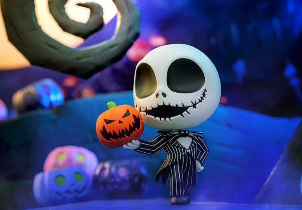 The Nightmare Before Christmas - Jack Skellington with Pumpkin Cosbaby (S) Hot Toys Figure