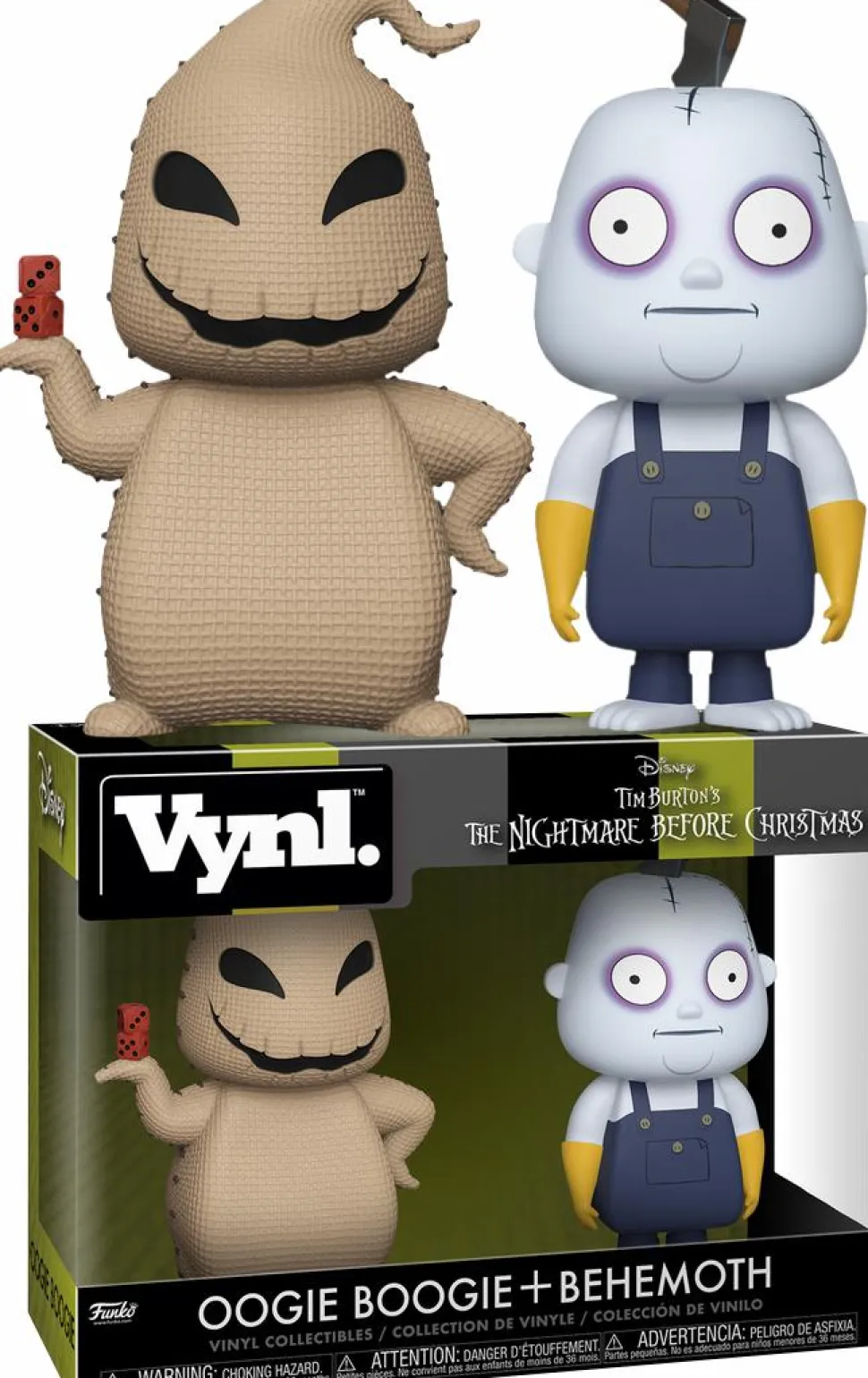 The Nightmare Before Christmas - Oogie Boogie and Behemoth Vynl. Vinyl Figure 2-Pack