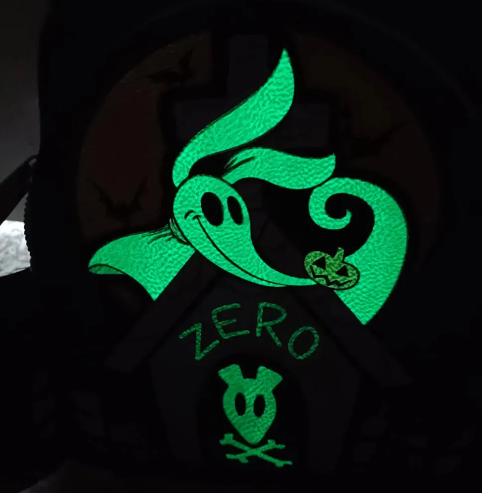 The Nightmare Before Christmas - Zero Doghouse Glow in the Dark 10” Faux Leather Mini Backpack