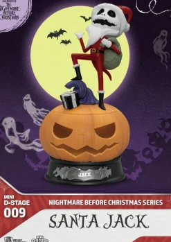 The Nightmare Before Christmas - Santa Jack MDS-009 Mini D-Stage 3" PVC Diorama Statue