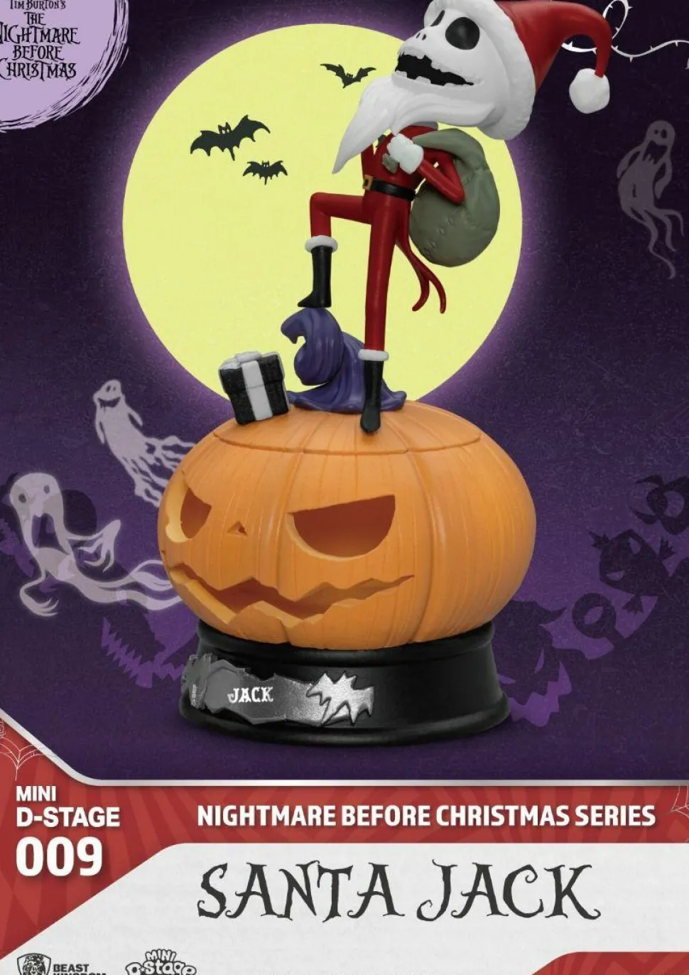 The Nightmare Before Christmas - Santa Jack MDS-009 Mini D-Stage 3" PVC Diorama Statue