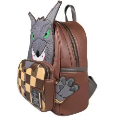 The Nightmare Before Christmas - Wolfman Cosplay Glow in the Dark 10" Faux Leather Mini Backpack