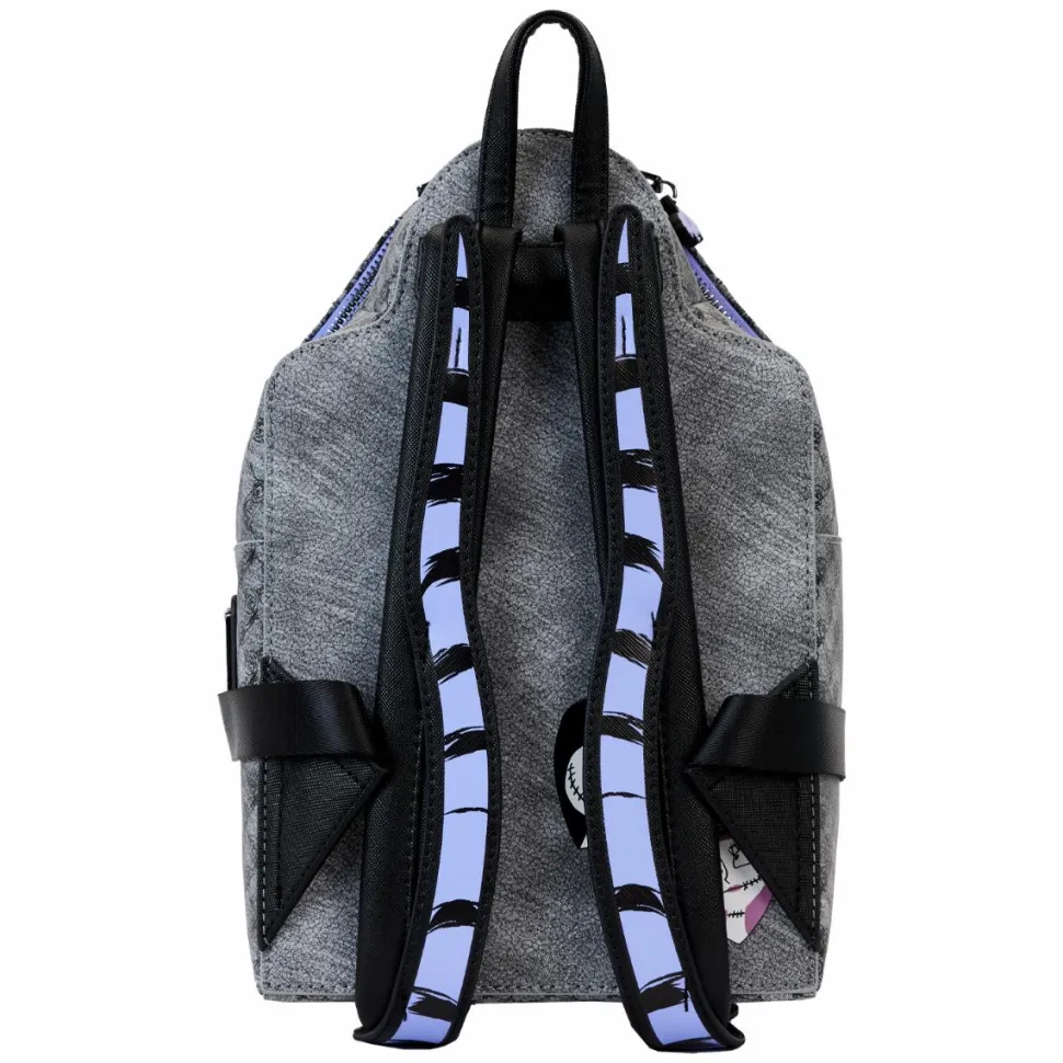 The Nightmare Before Christmas - Jack & Sally Eternally Yours Tombstone 11" Faux Leather Mini Backpack