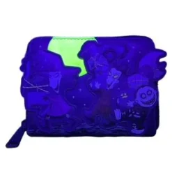 The Nightmare Before Christmas - Lock, Shock & Barrel Glow in the Dark 4” Faux Leather Zip-Around Wallet