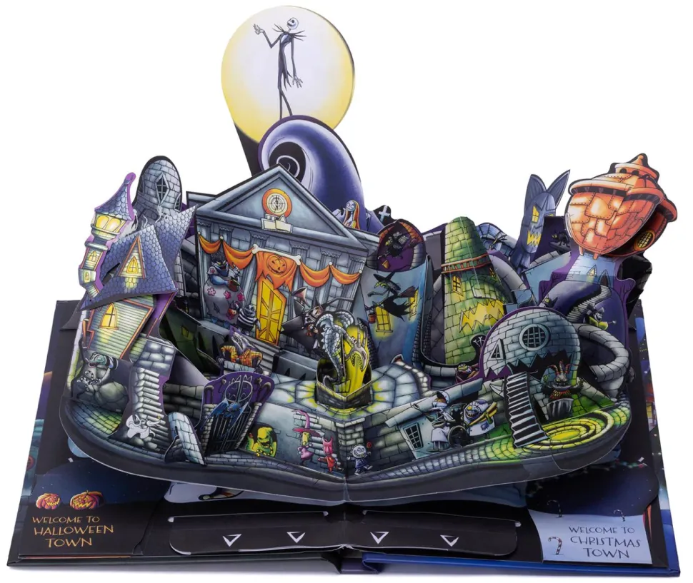The Nightmare Before Christmas - Pop-Up Holiday Worlds Hardcover Book