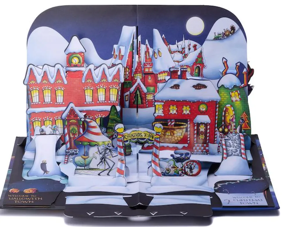 The Nightmare Before Christmas - Pop-Up Holiday Worlds Hardcover Book