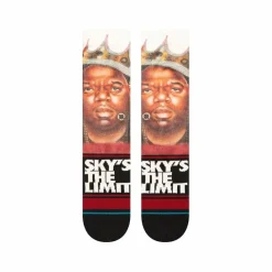 The Notorious B.I.G - The Notorious B.I.G. x Stance Sky's the Limit Crew Socks (One Size)