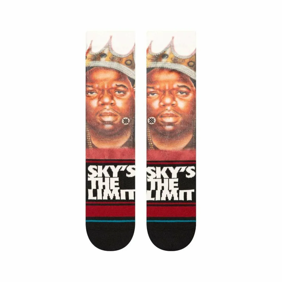 The Notorious B.I.G - The Notorious B.I.G. x Stance Sky's the Limit Crew Socks (One Size)