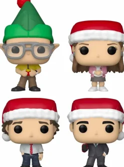 The Office - Christmas Tree Holiday Box Pocket Pop! Vinyl 4-Pack