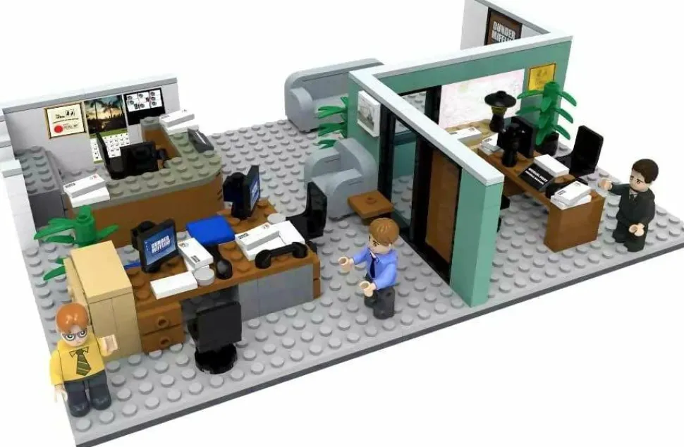 The Office - Dunder Mifflin Scranton Branch Construction Set (369 Pieces)