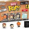 The Office - Dwight (Pumpkinhead), Erin, Michael & Mystery Bitty Pop! Vinyl Figure 4-Pack