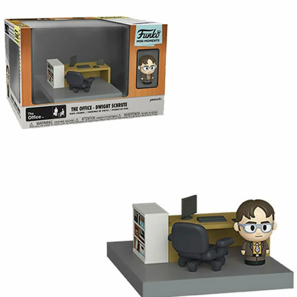 The Office - Dwight Schrute with Dunder Mifflin Office Diorama Mini Moments Vinyl Figure