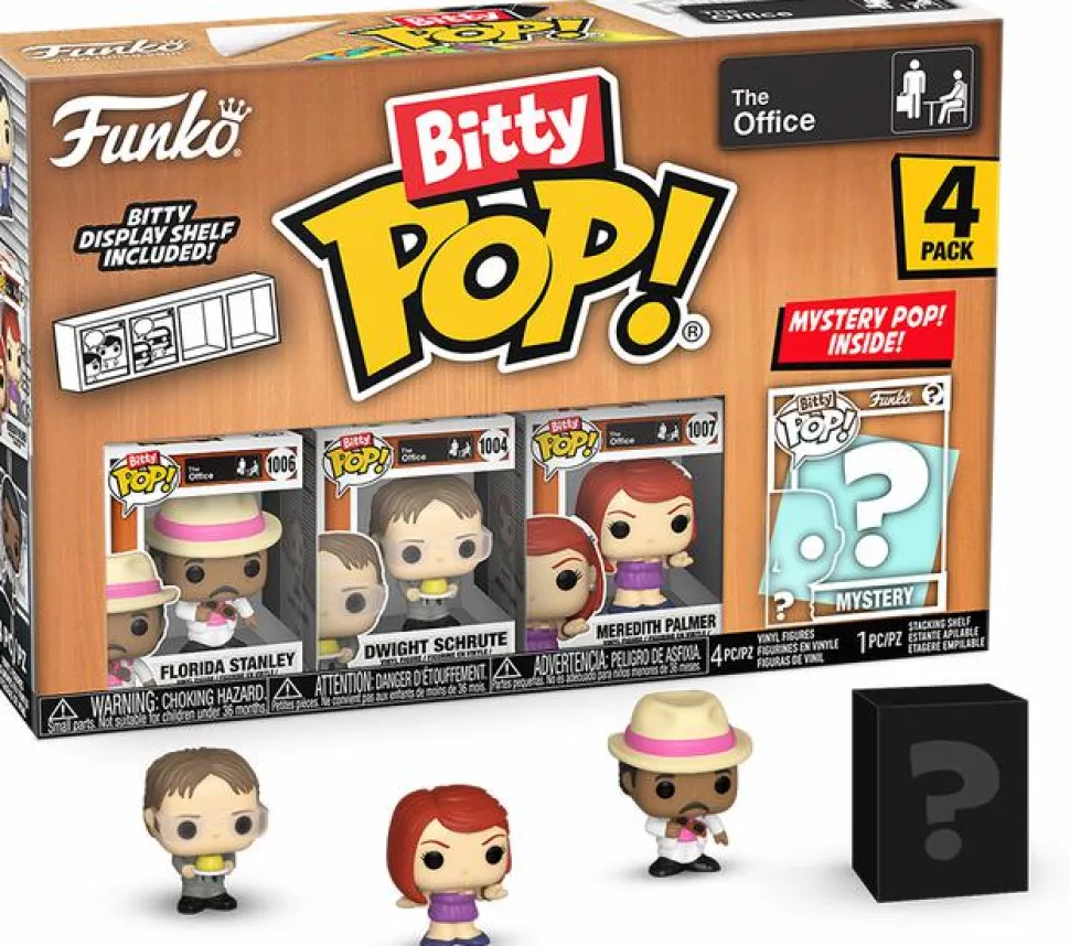 The Office - Florida, Dwight, Meredith & Mystery Bitty Pop! Vinyl Figure 4-Pack