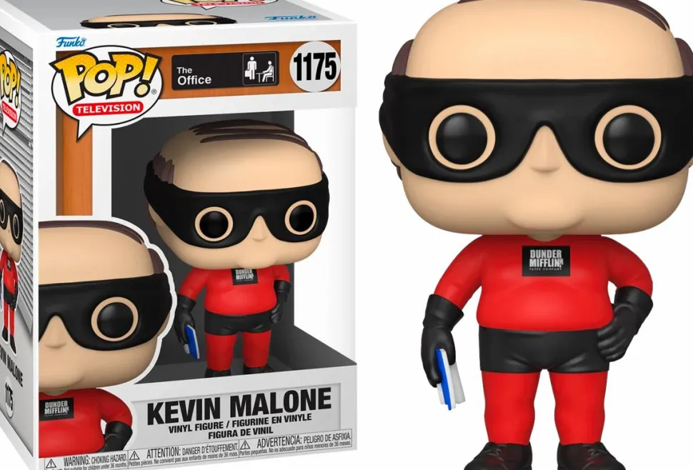 The Office - Kevin Malone as Dunder Mifflin Superhero Pop! Vinyl Figure