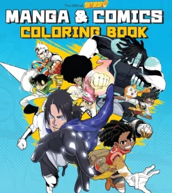 The Official Saturday AM Manga & Comics Colouring Book Paperback Book