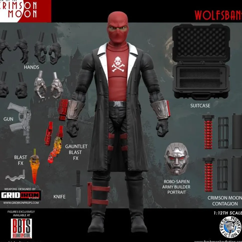 The Order of the Crimson Moon - Wolfsbane 1/12th Scale Action Figure